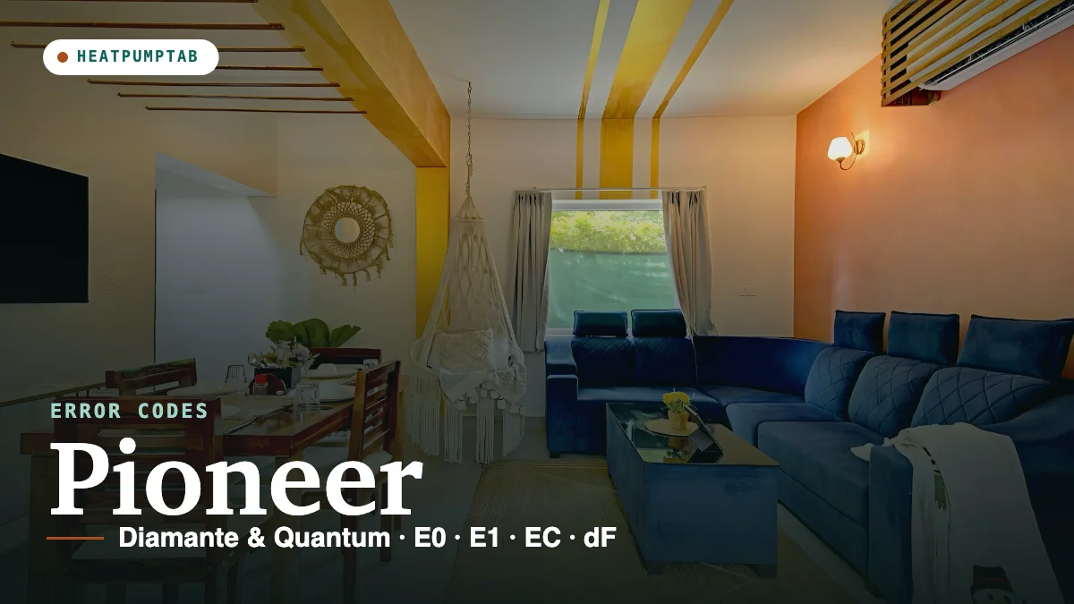 Pioneer mini split error codes: living room with a wall-mounted mini split